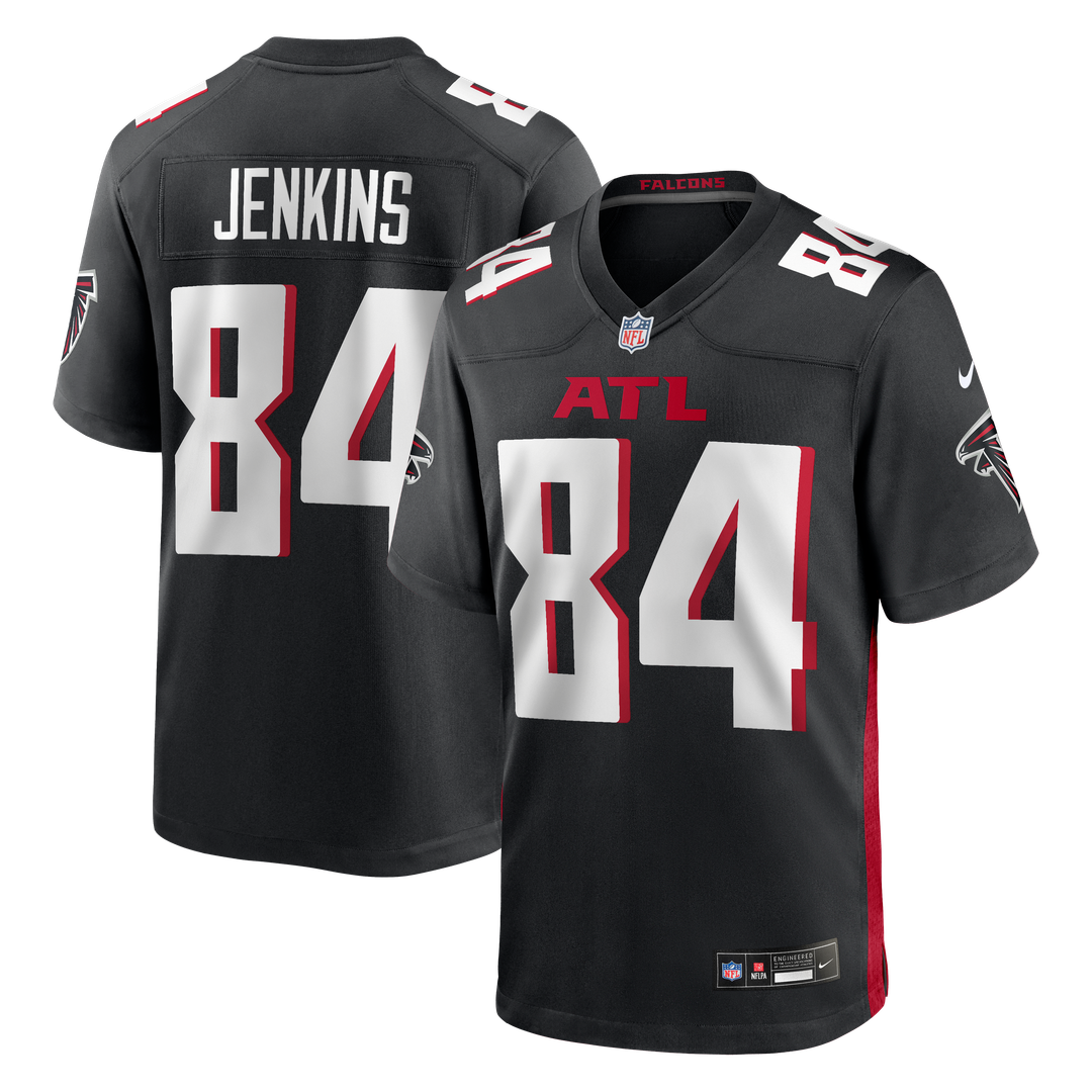 Atlanta Falcons Alfred Jenkins Nike Black Retired Player Game Jersey