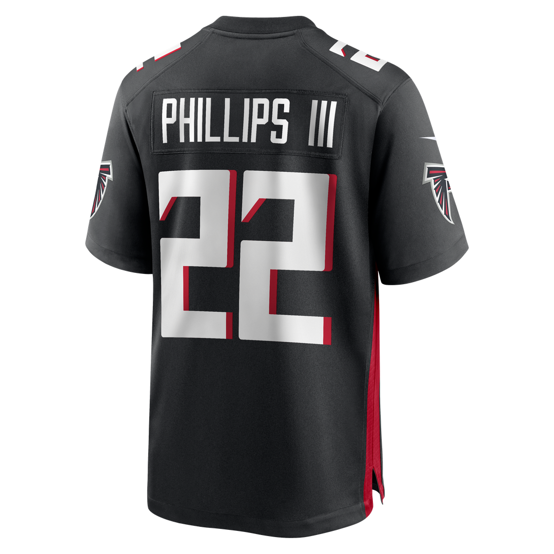 Atlanta Falcons Clark Phillips III Nike Black Game Jersey