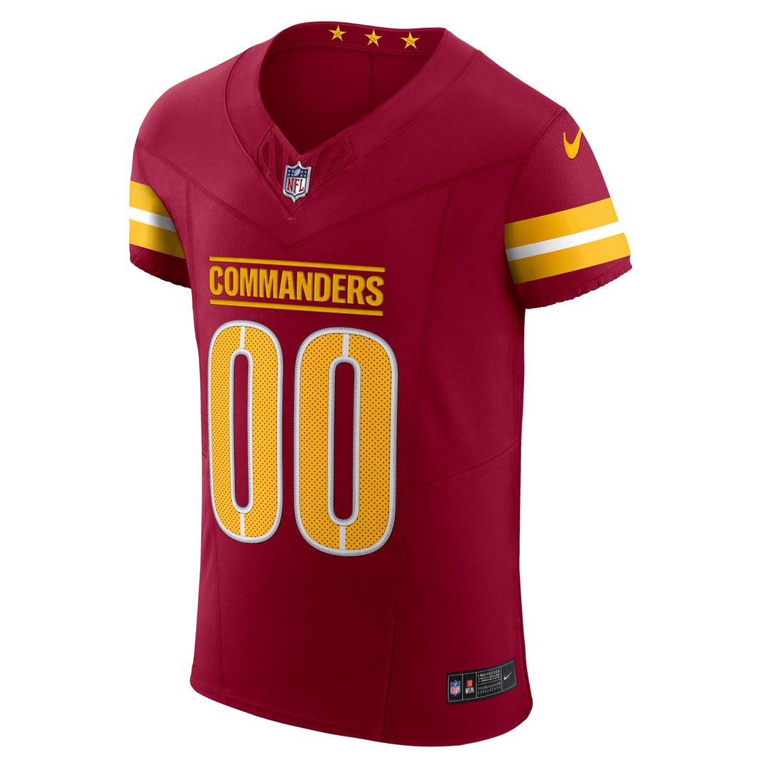 Washington Commanders Nike Burgundy Team Vapor FUSE Elite Custom Jersey