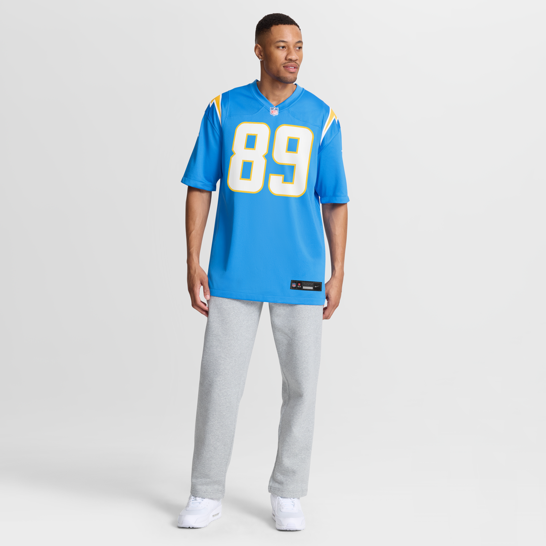 Los Angeles Chargers Will Dissly Nike Powder Blue Game Jersey
