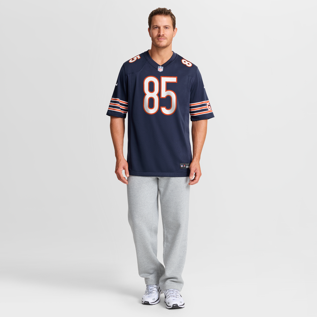 Chicago Bears Cole Kmet Nike Navy Game Jersey