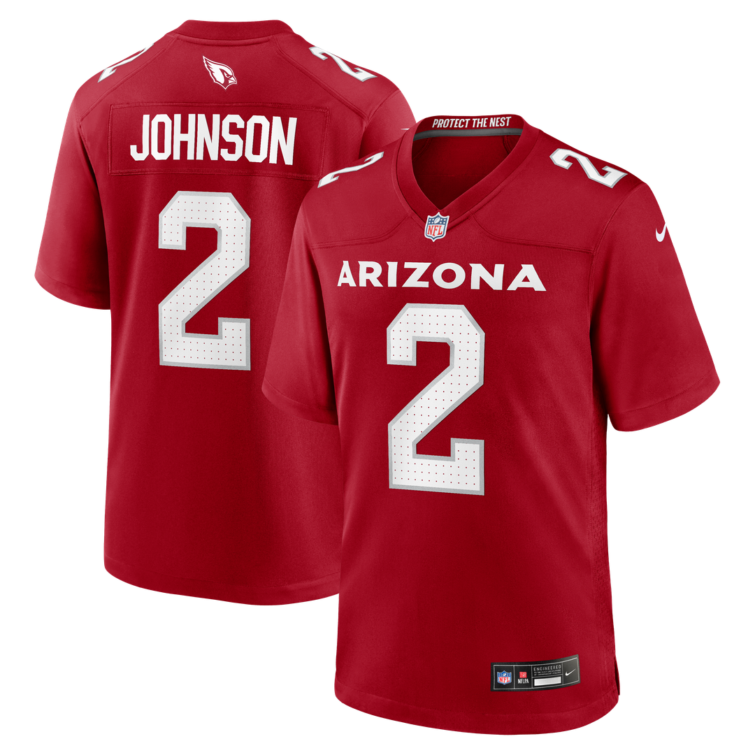 Arizona Cardinals Will Johnson Nike Cardinal Game Jersey