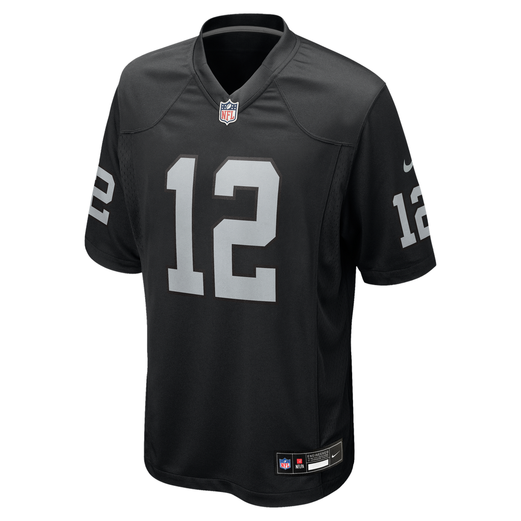 Las Vegas Raiders Aidan O'Connell Nike Black Game Jersey