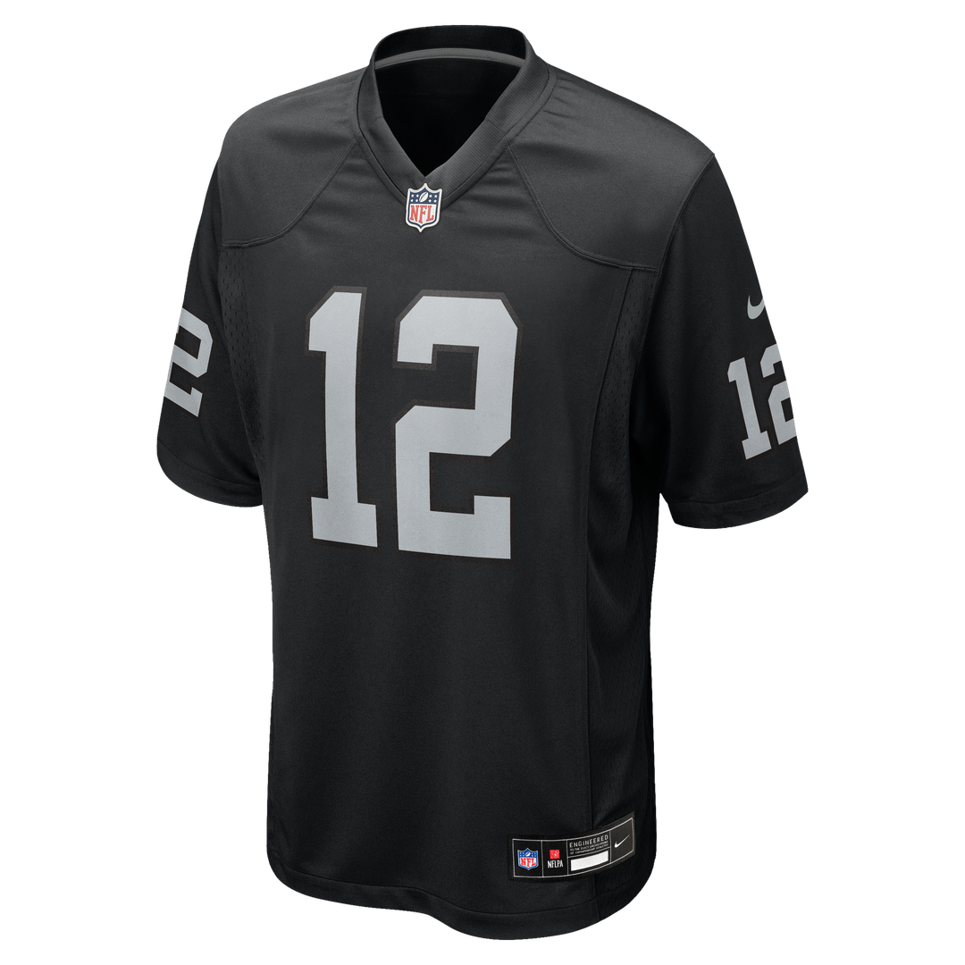 Las Vegas Raiders Aidan O'Connell Nike Black Game Jersey