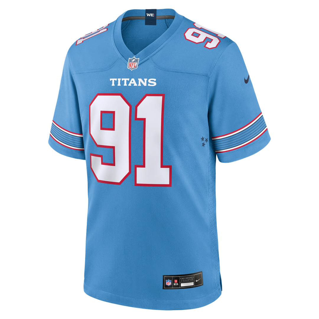 Tennessee Titans John Franklin - Myers Nike Light Blue Game Jersey