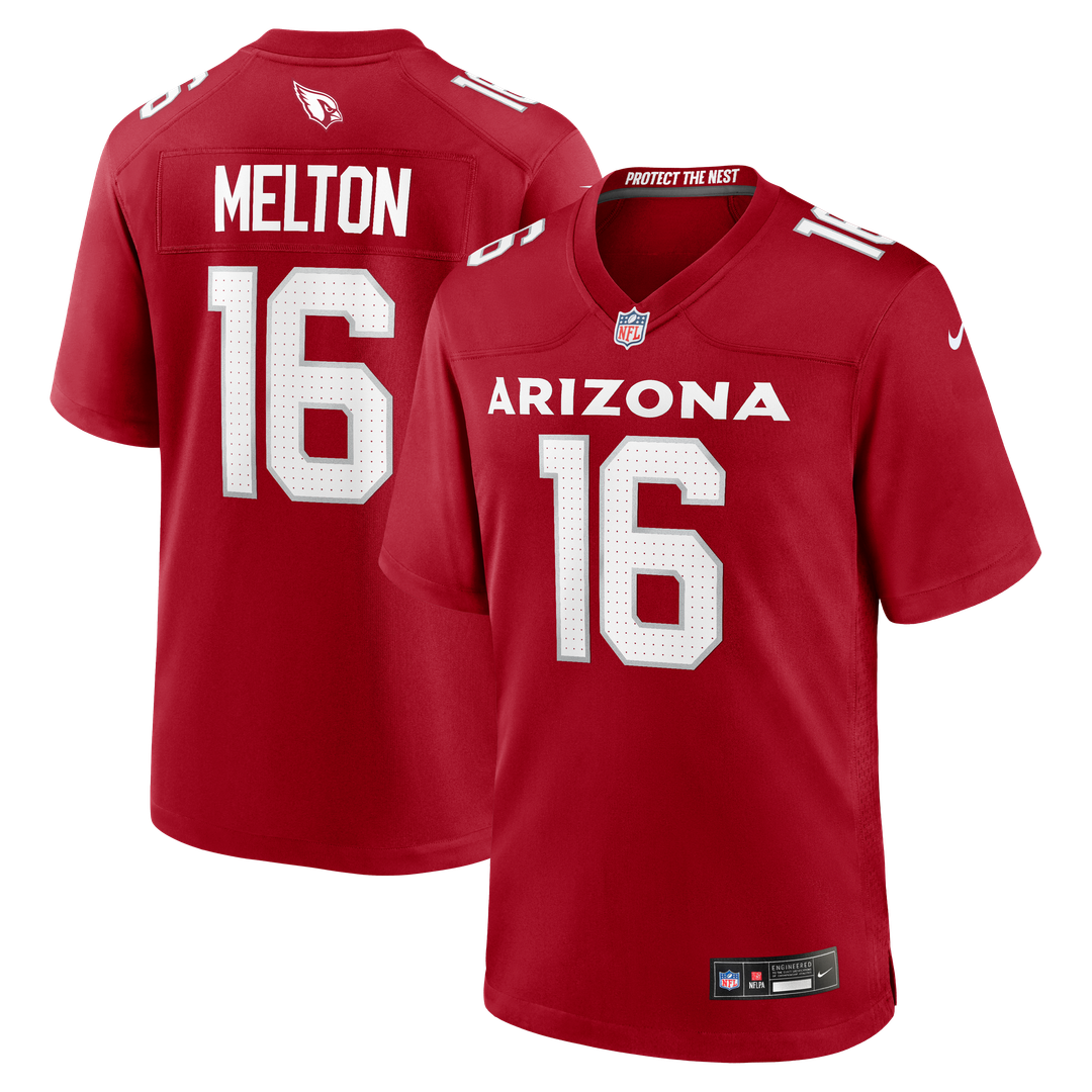 Arizona Cardinals Max Melton Nike Cardinal Game Jersey