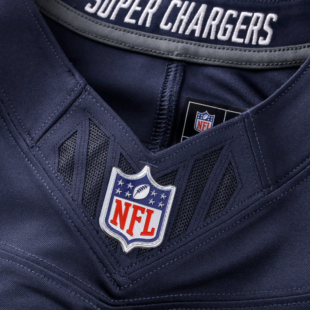 Los Angeles Chargers Ladd McConkey Nike Powder Blue Team Vapor FUSE Stitched Limited Jersey