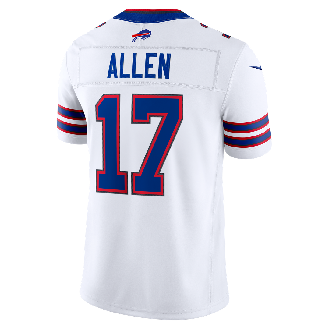 Buffalo Bills Josh Allen Nike White Vapor FUSE Stitched Limited Jersey