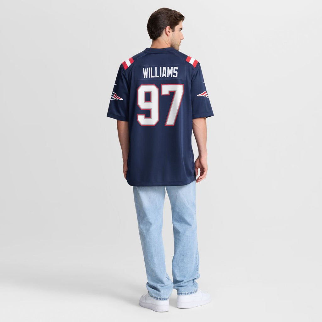 New England Patriots Milton Williams Nike Navy Game Jersey