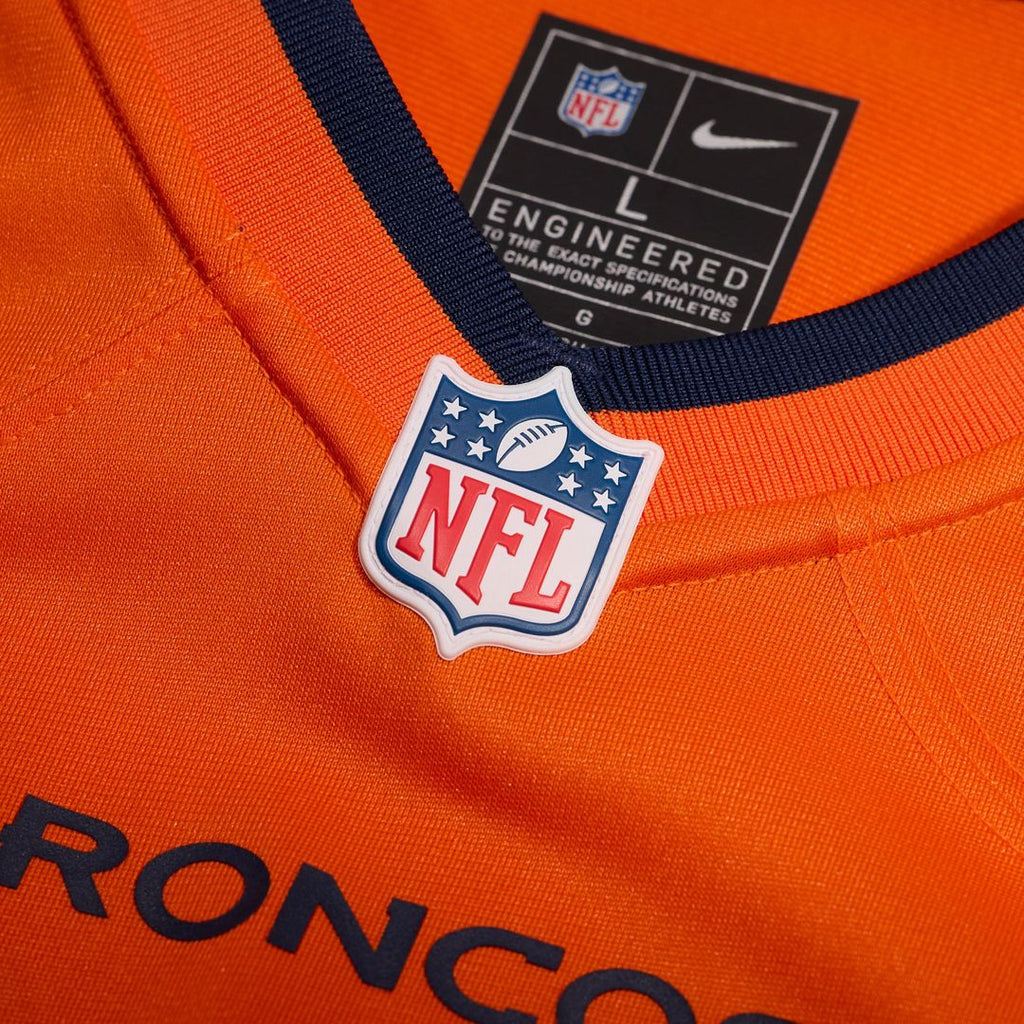 Denver Broncos Marvin Mims Jr Nike Orange Game Jersey