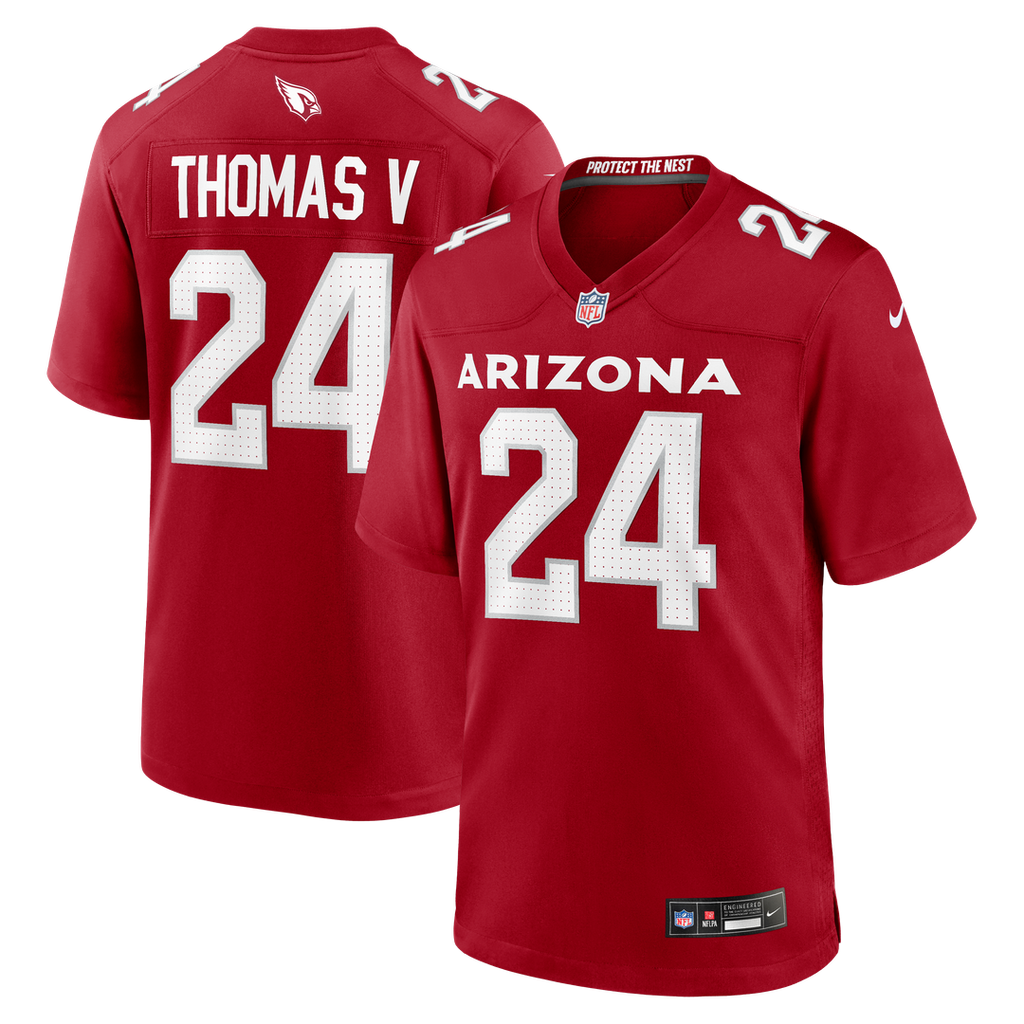 Arizona Cardinals Starling Thomas V Nike Cardinal Game Jersey