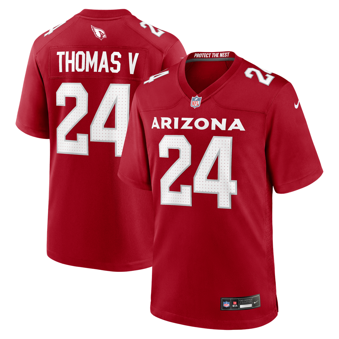 Arizona Cardinals Starling Thomas V Nike Cardinal Game Jersey