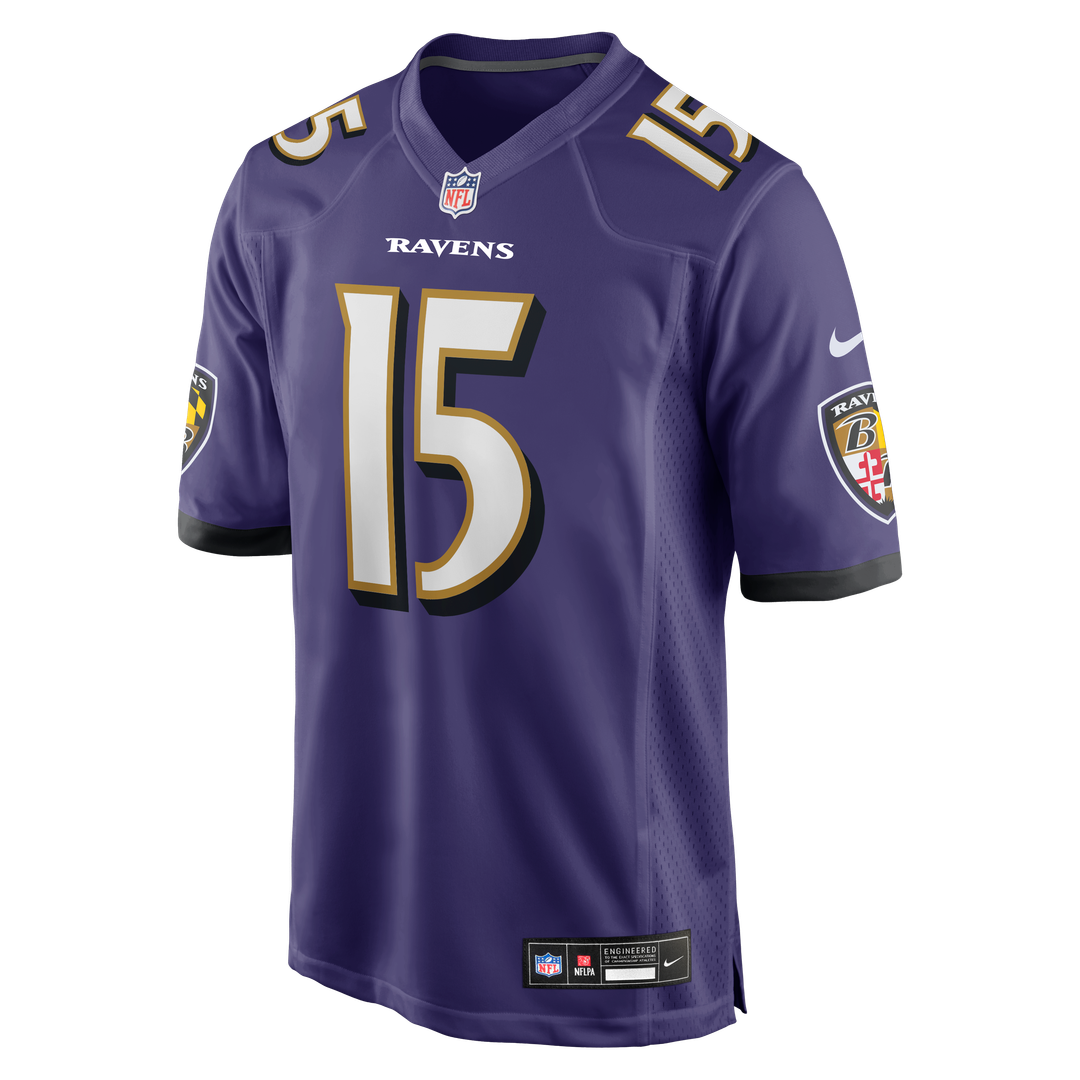 Baltimore Ravens Cooper Rush Nike Purple Game Jersey