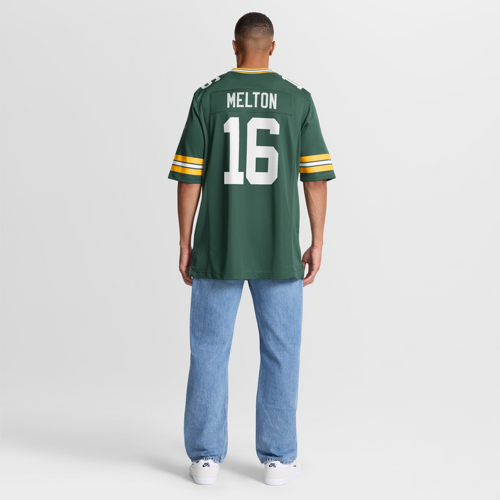 Green Bay Packers Bo Melton Nike Green Game Jersey