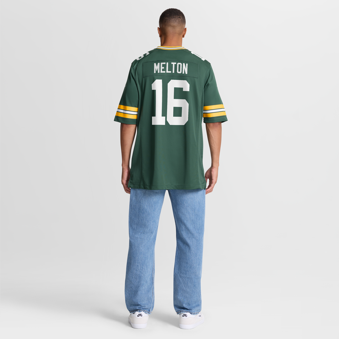 Green Bay Packers Bo Melton Nike Green Game Jersey