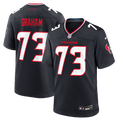 Houston Texans Derrick Graham Nike Navy Game Jersey