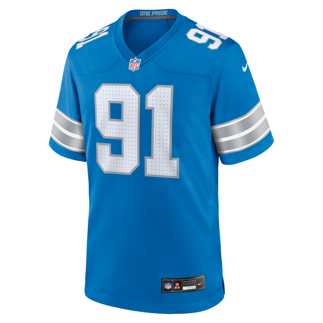 Detroit Lions Tyleik Williams Nike Blue Game Jersey