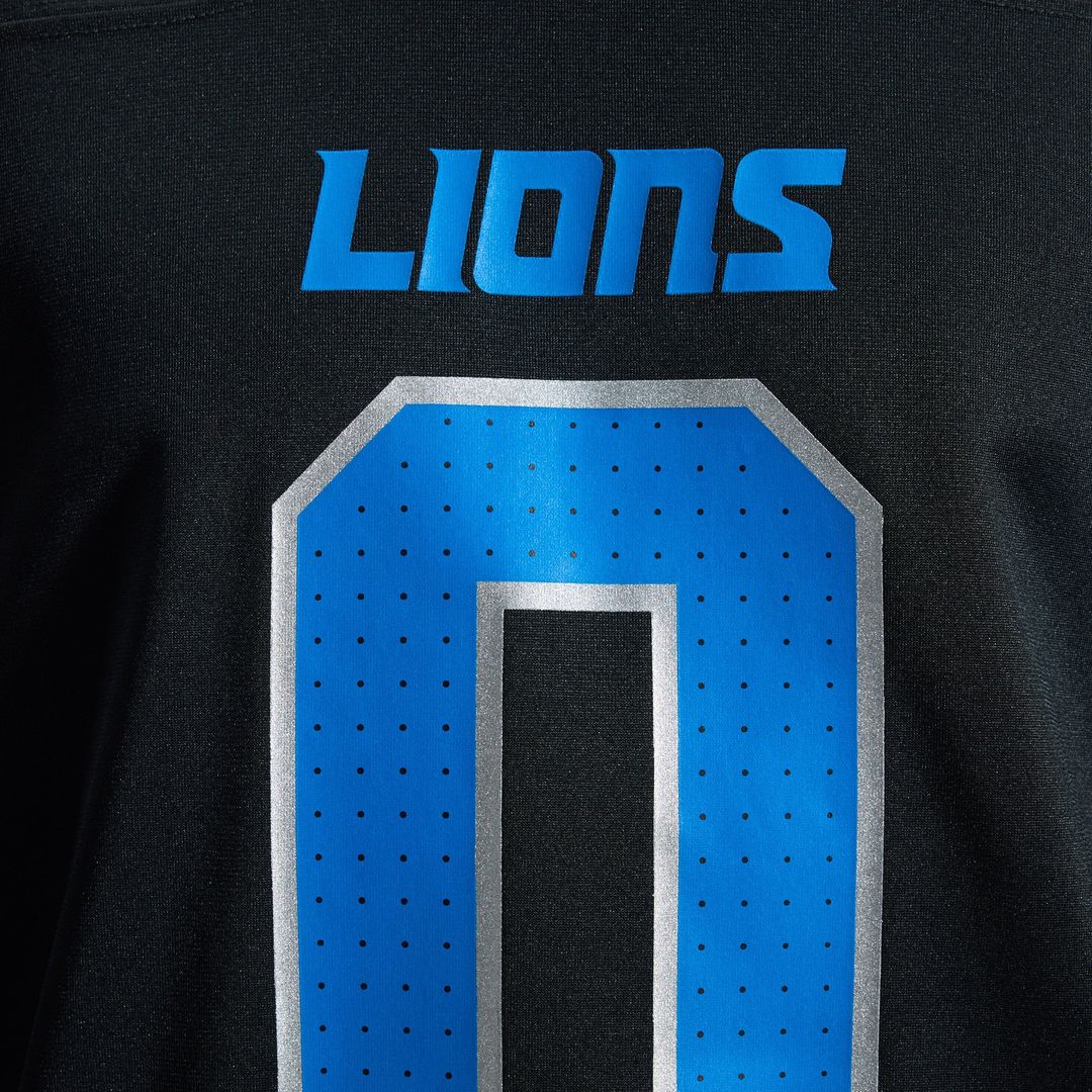 Detroit Lions Jahmyr Gibbs Nike White Game Jersey