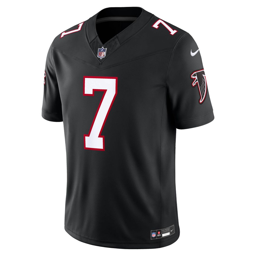Atlanta Falcons Bijan Robinson Nike Black Alternate Throwback Vapor FUSE Stitched Limited Jersey