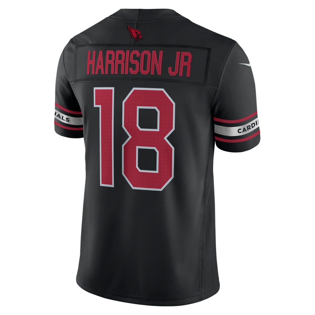 Arizona Cardinals Marvin Harrison Jr. Nike Black Alternate Vapor FUSE Stitched Limited Jersey