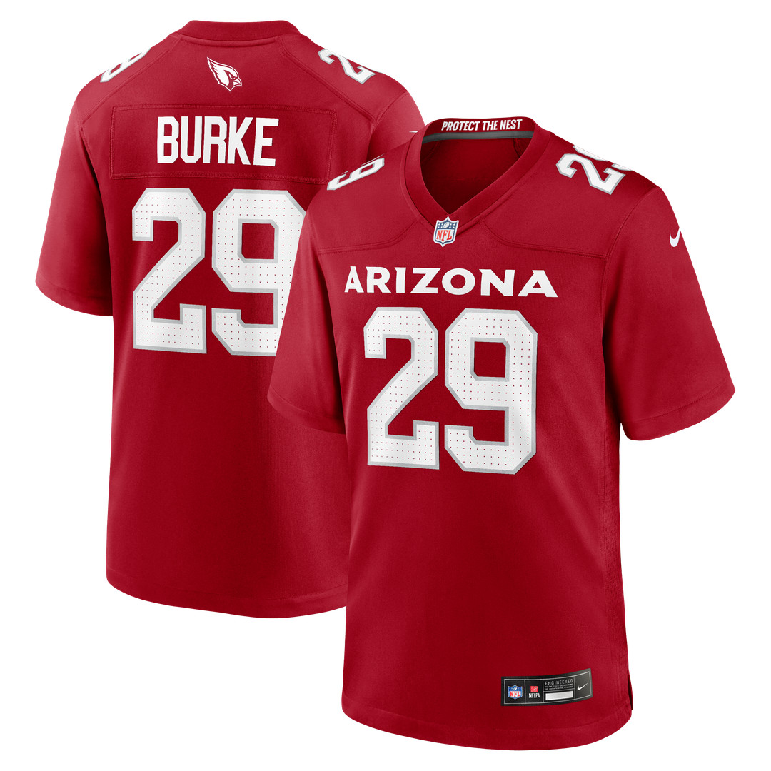 Arizona Cardinals Denzel Burke Nike Cardinal Game Jersey