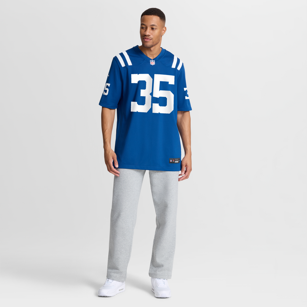 Indianapolis Colts Johnathan Edwards Nike Royal Game Jersey