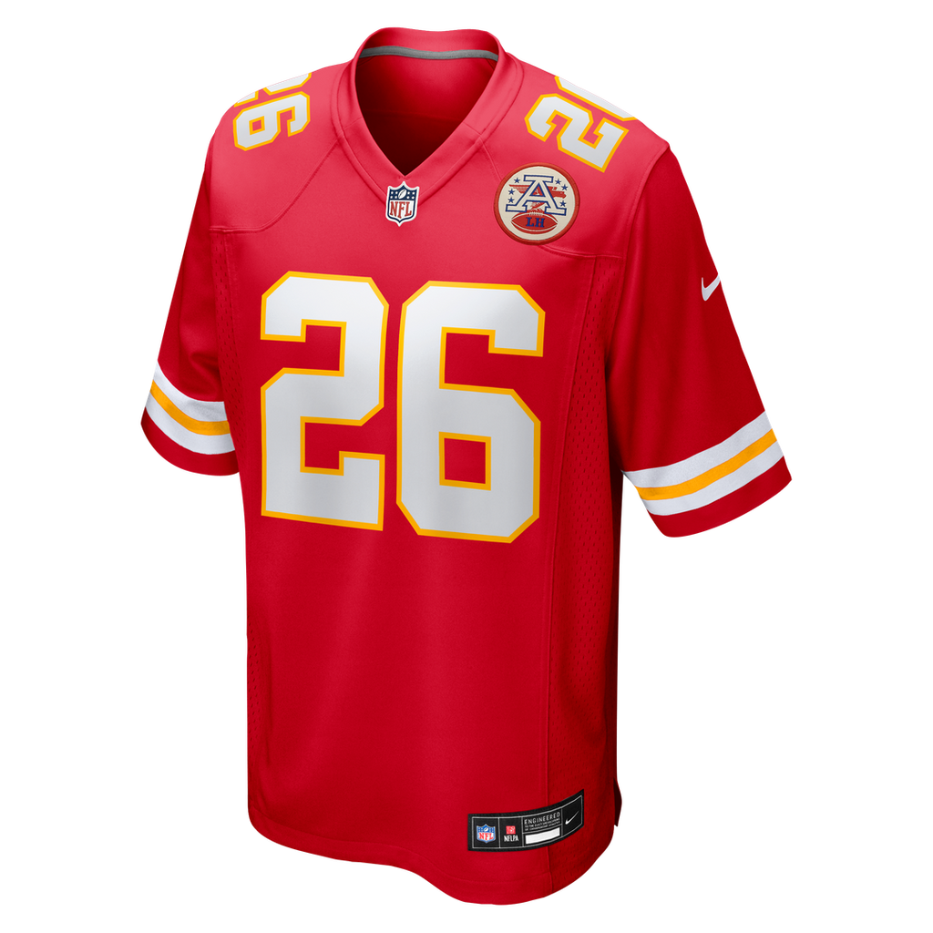 Kansas City Chiefs Deon Bush Nike Red Game Jersey