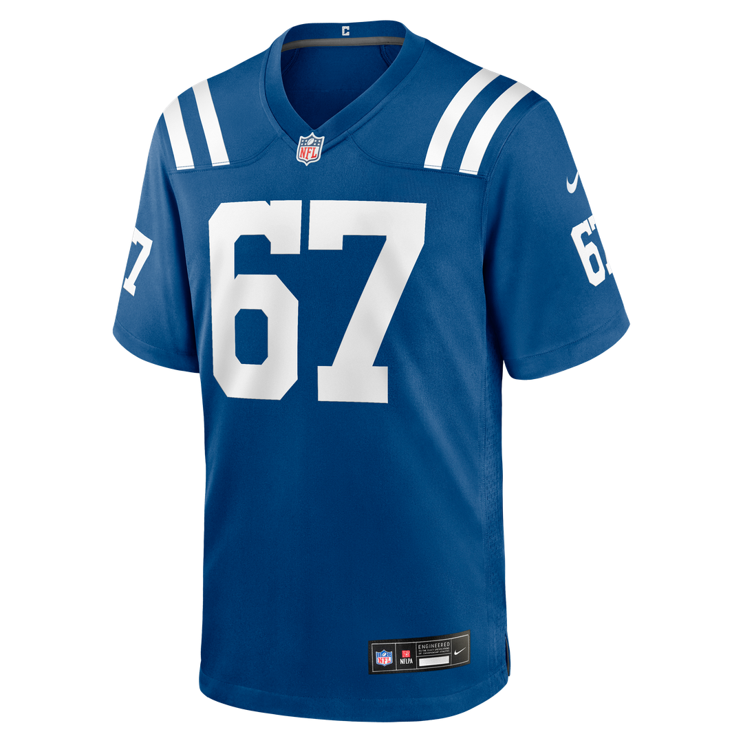 Indianapolis Colts Luke Tenuta Nike Royal Game Jersey