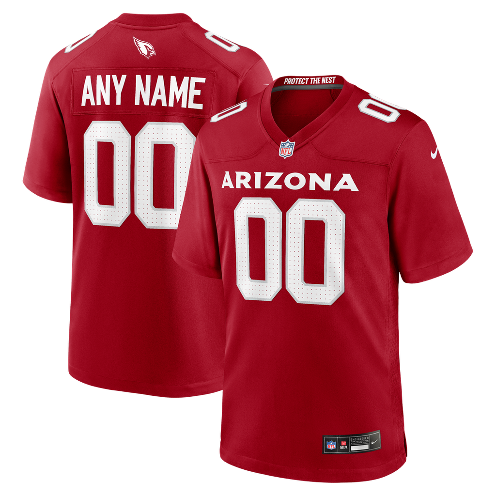 Arizona Cardinals Nike Cardinal Custom Jersey