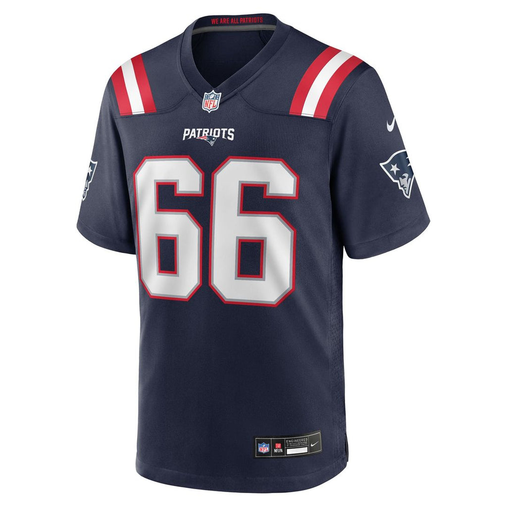 New England Patriots Will Campbell Nike Navy Game Jersey