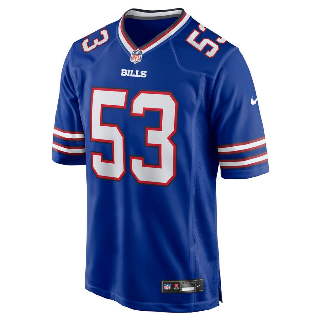 Buffalo Bills Lloyd Cushenberry III Nike Royal Game Jersey