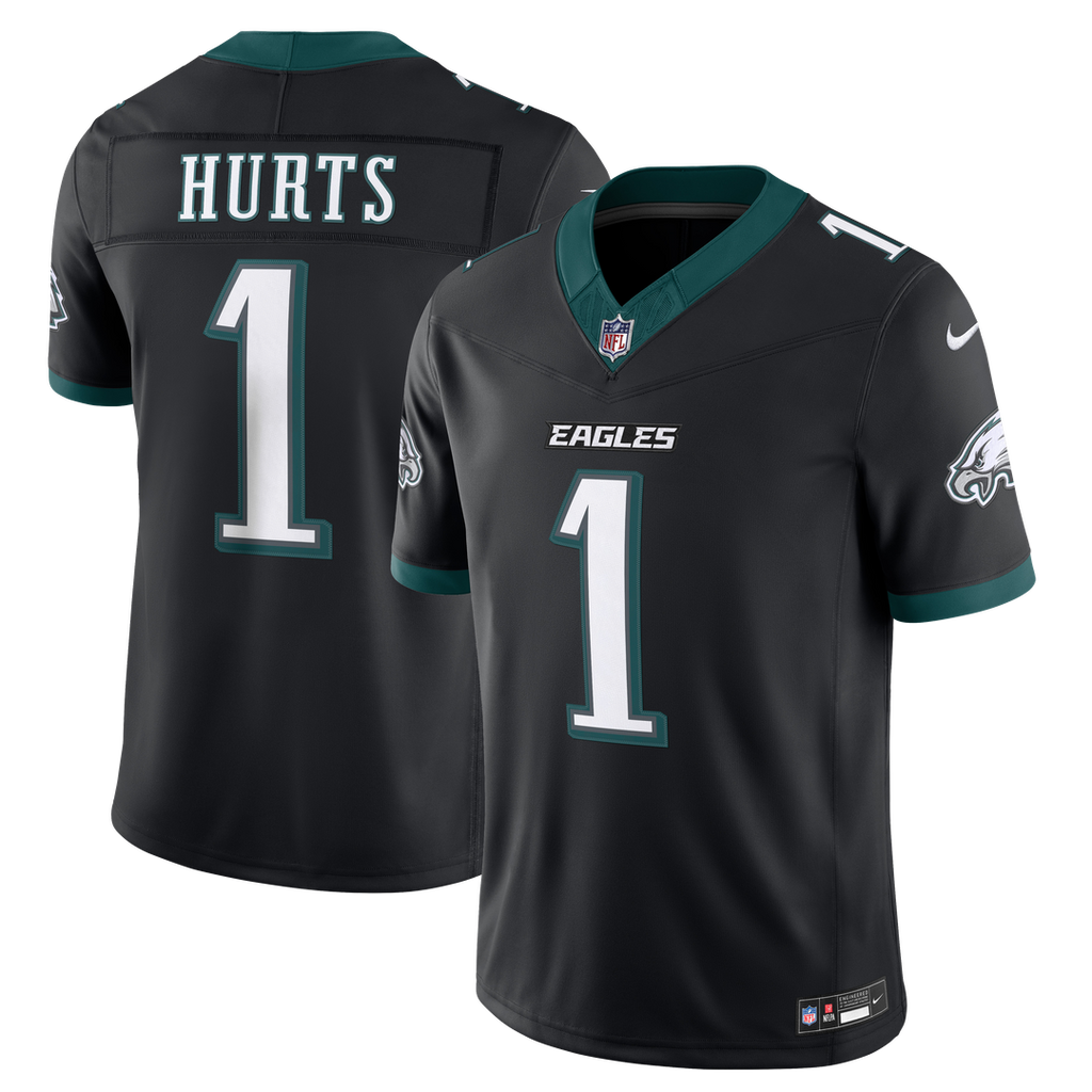 Philadelphia Eagles Jalen Hurts Nike Black Alternate Vapor FUSE Stitched Limited Jersey