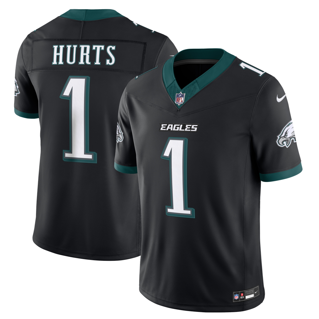 Philadelphia Eagles Jalen Hurts Nike Black Alternate Vapor FUSE Stitched Limited Jersey