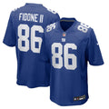 New York Giants Thomas Fidone II Nike Royal Game Jersey