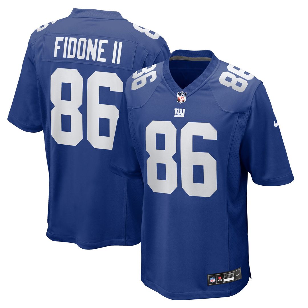 New York Giants Thomas Fidone II Nike Royal Game Jersey