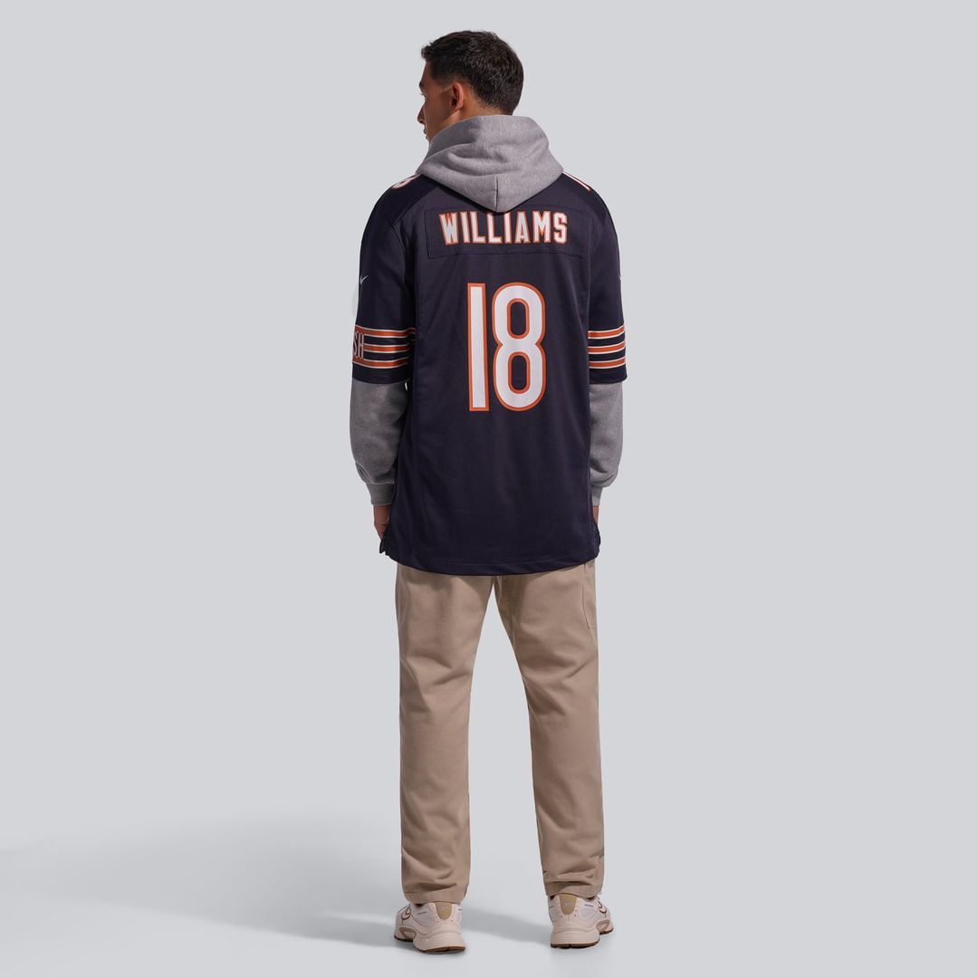 Chicago Bears Caleb Williams Nike Navy Game Jersey