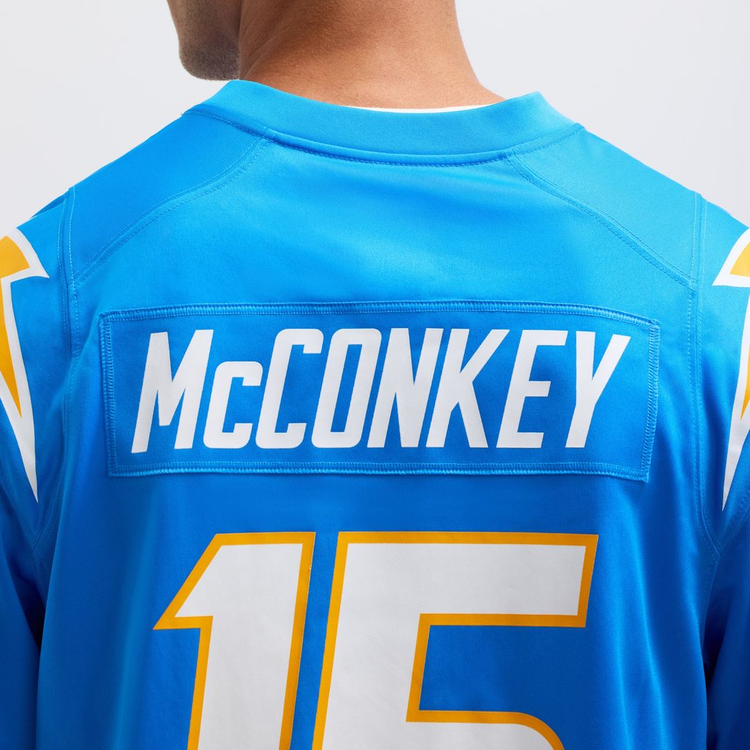 Los Angeles Chargers Ladd McConkey Nike Powder Blue Game Jersey