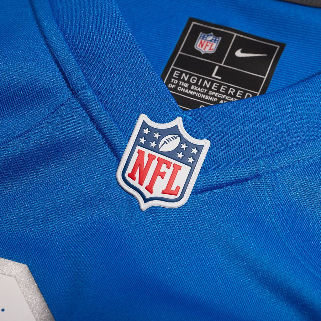 Detroit Lions Sam LaPorta Nike White White Game Jersey