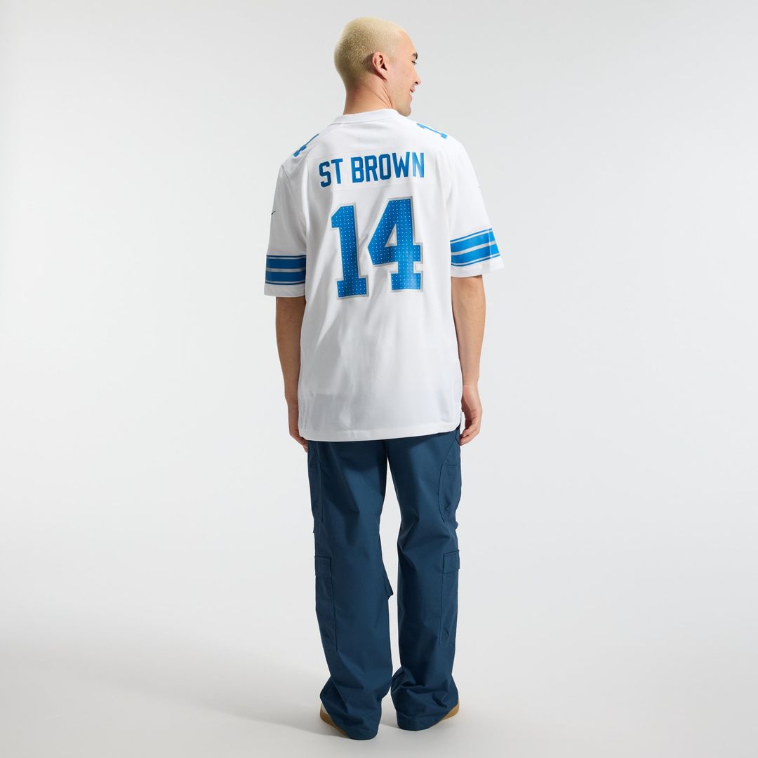 Detroit Lions Amon - Ra St. Brown Nike Blue Game Jersey