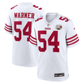 San Francisco 49ers Fred Warner Nike White 80th Anniversary Game Jersey