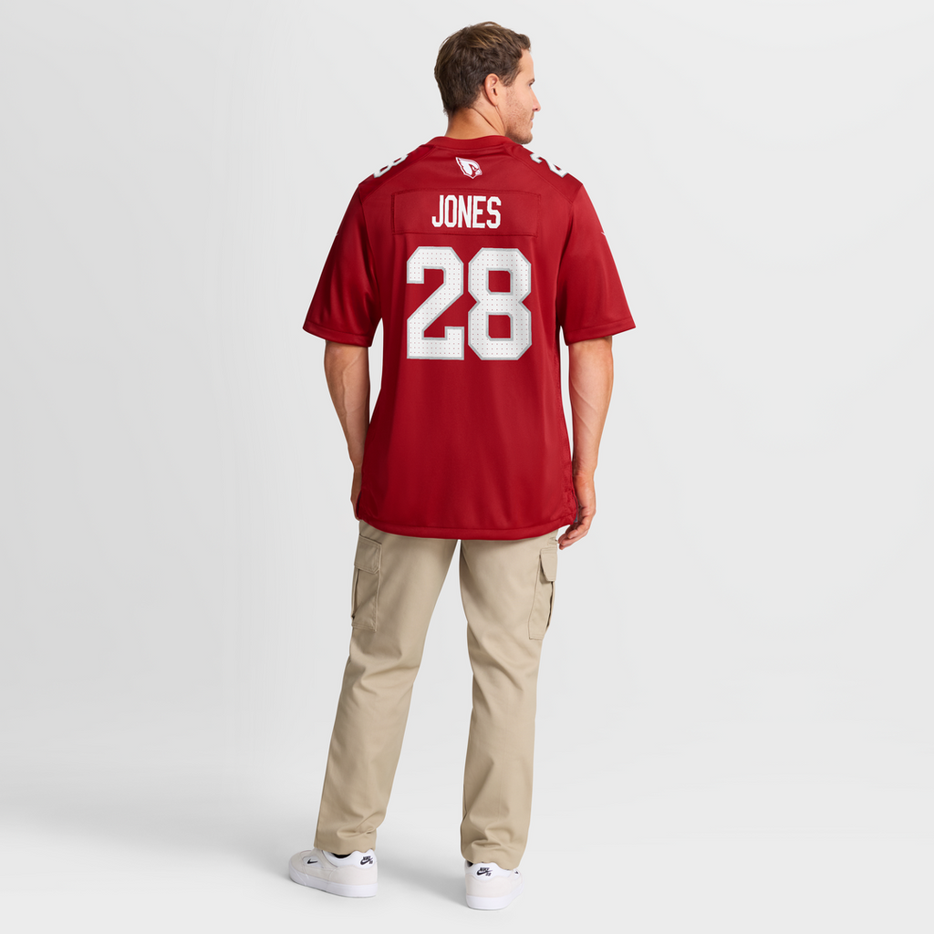Arizona Cardinals Elijah Jones Nike Cardinal Game Jersey