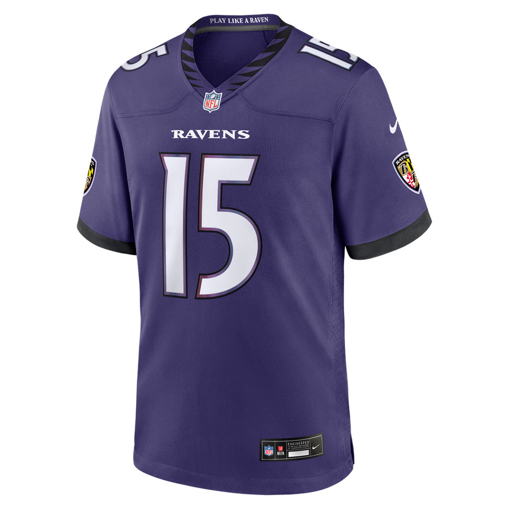 Baltimore Ravens Mike Green Nike Purple Game Jersey