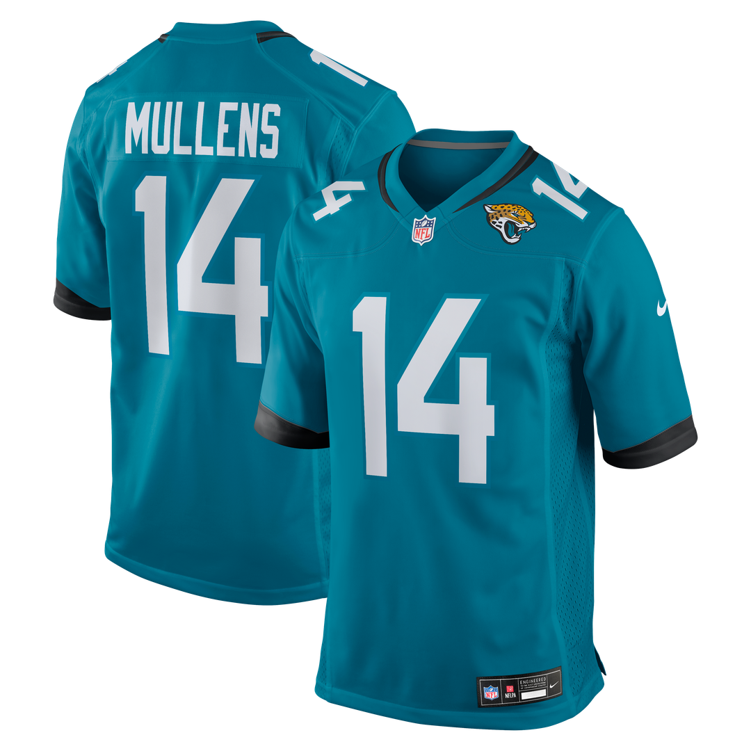 Jacksonville Jaguars Nick Mullens Nike Teal Game Jersey