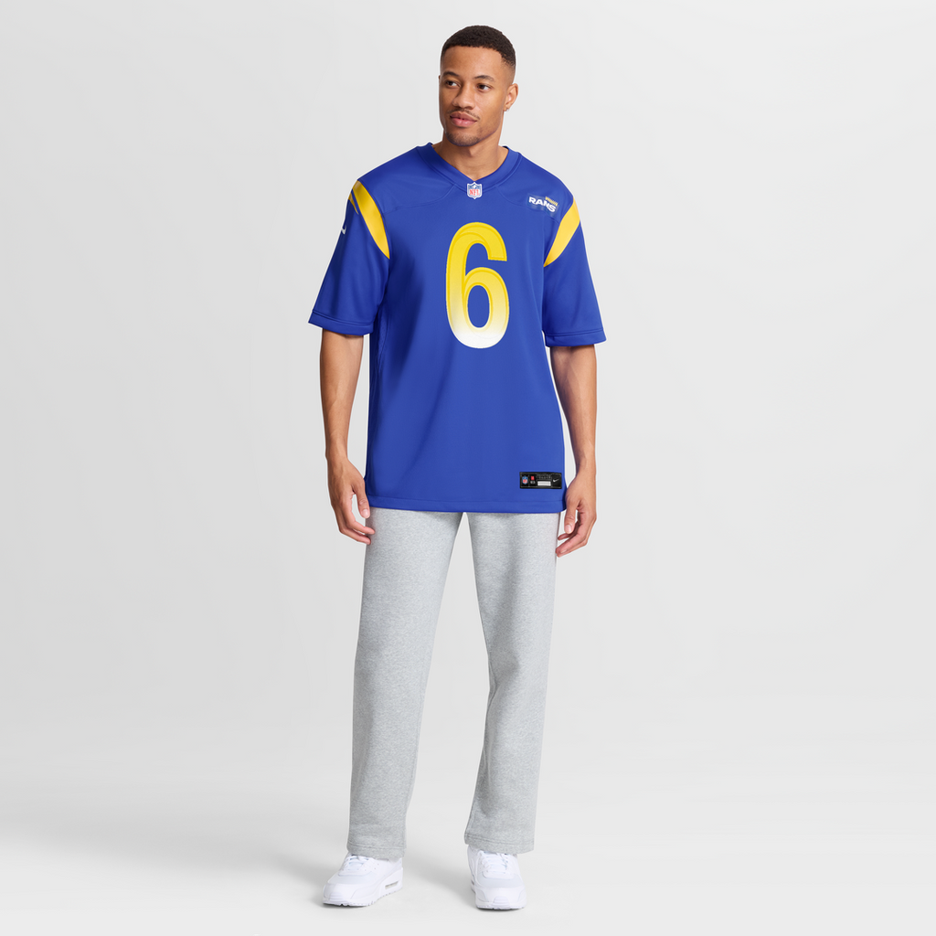 Los Angeles Rams Nick Hampton Nike Royal Game Jersey