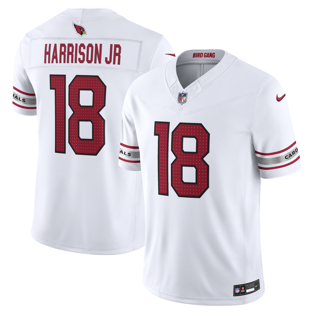 Arizona Cardinals Marvin Harrison Jr. Nike White Vapor FUSE Stitched Limited Jersey