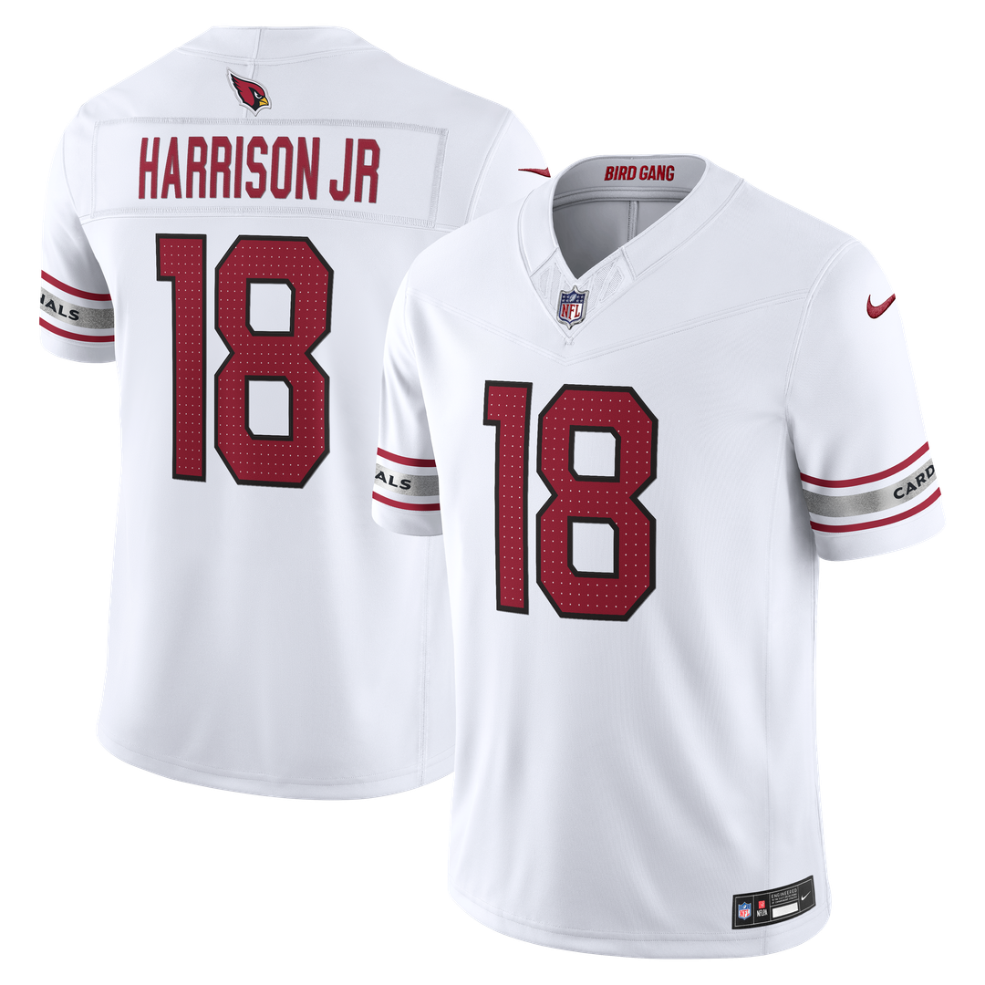 Arizona Cardinals Marvin Harrison Jr. Nike White Vapor FUSE Stitched Limited Jersey