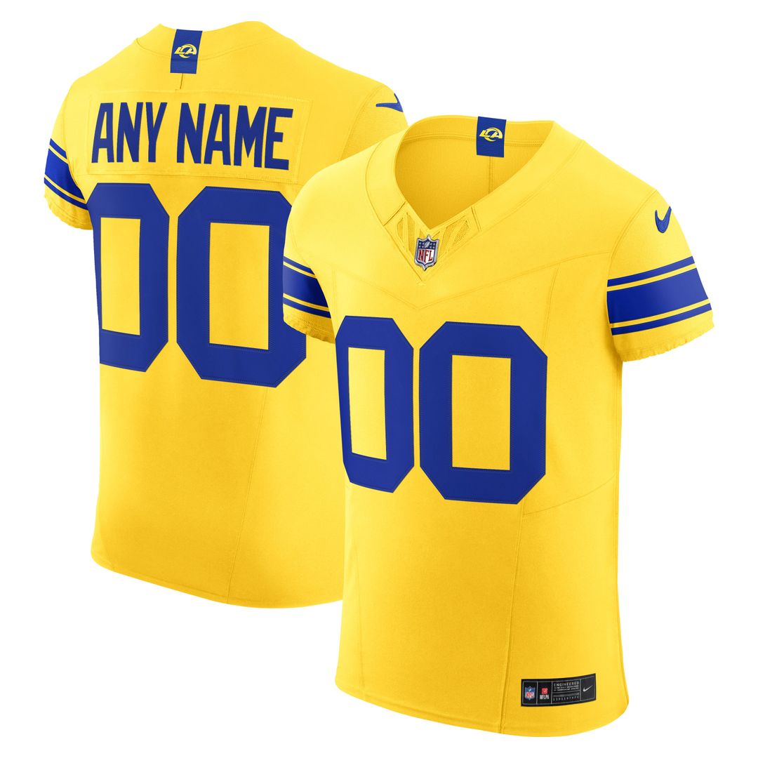 Los Angeles Rams Nike Classic Sol Vapor FUSE Elite Custom Jersey