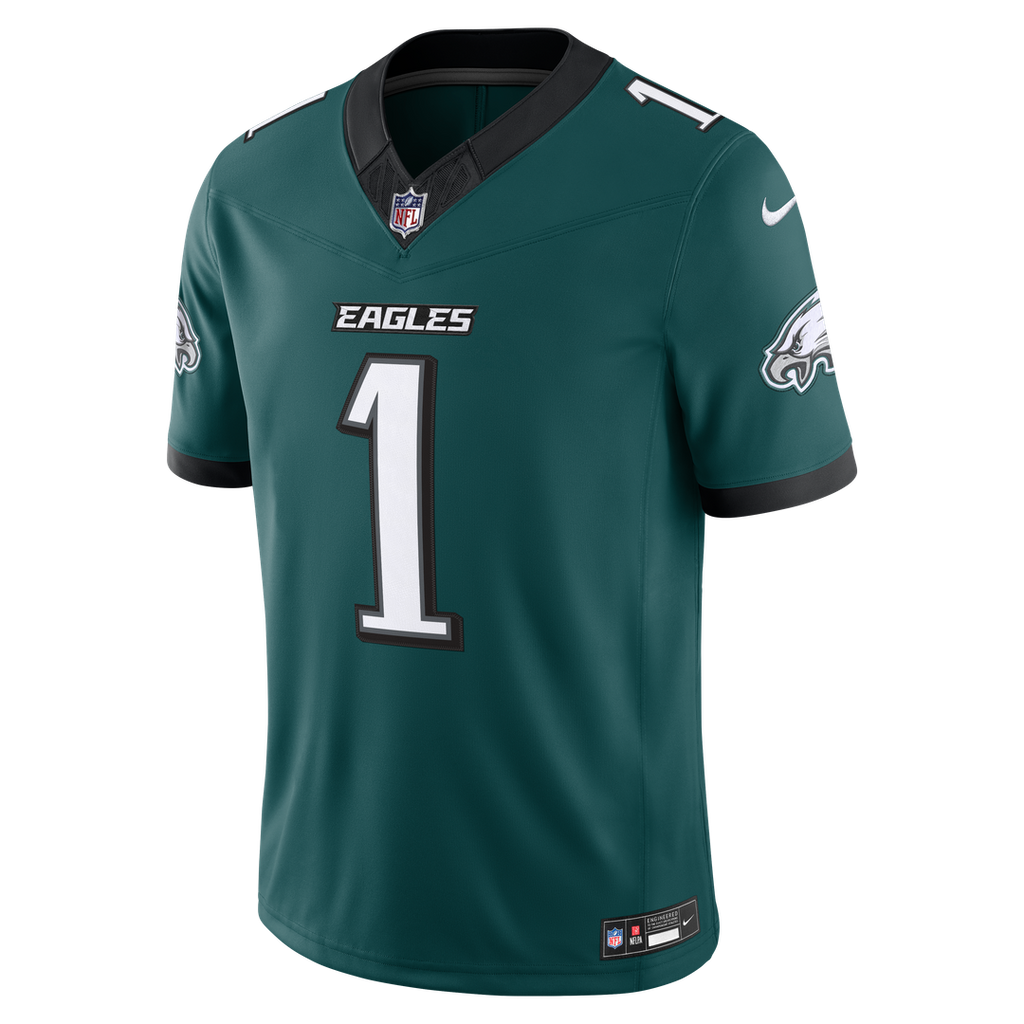 Philadelphia Eagles Jalen Hurts Nike Black Alternate Vapor FUSE Stitched Limited Jersey