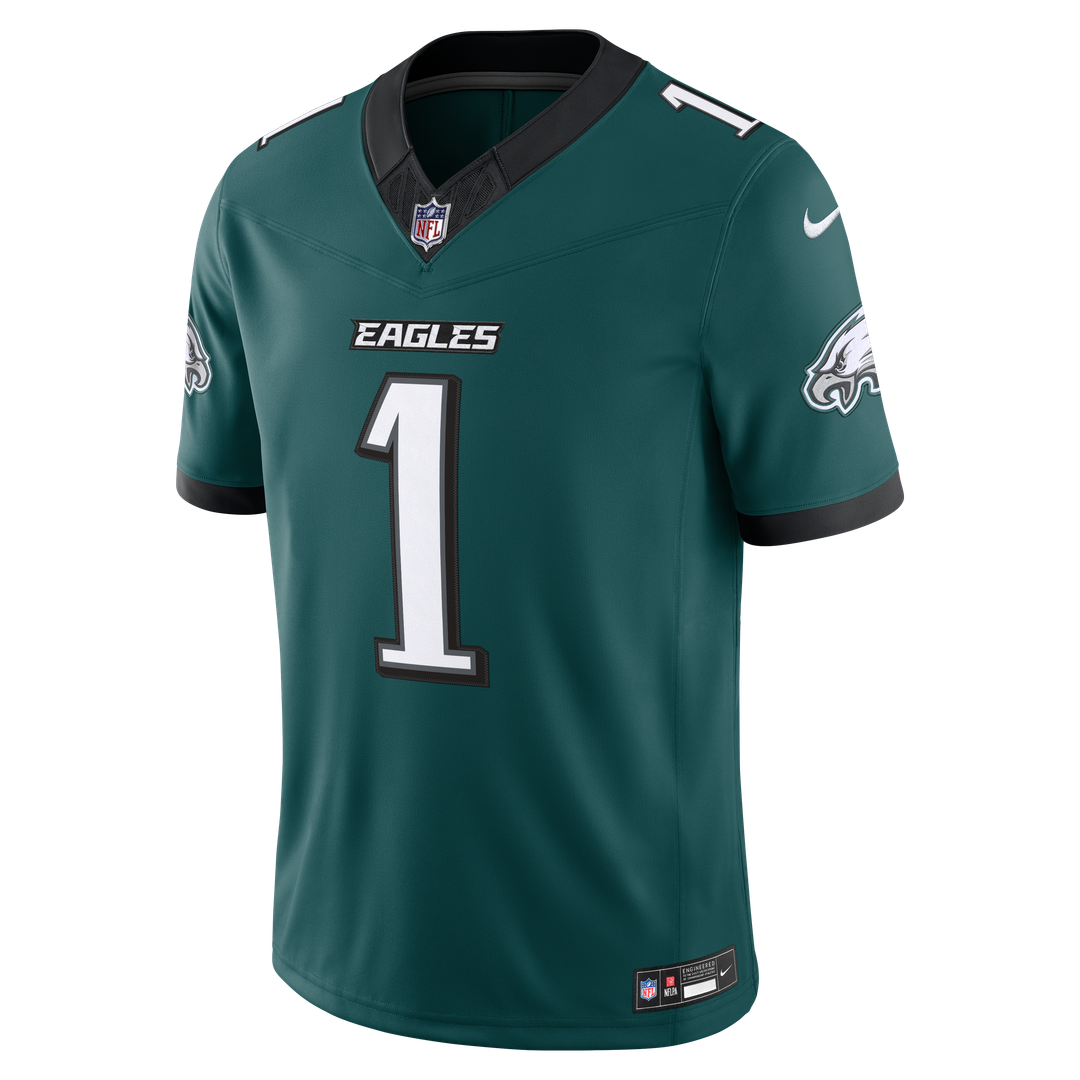 Philadelphia Eagles Jalen Hurts Nike Black Alternate Vapor FUSE Stitched Limited Jersey