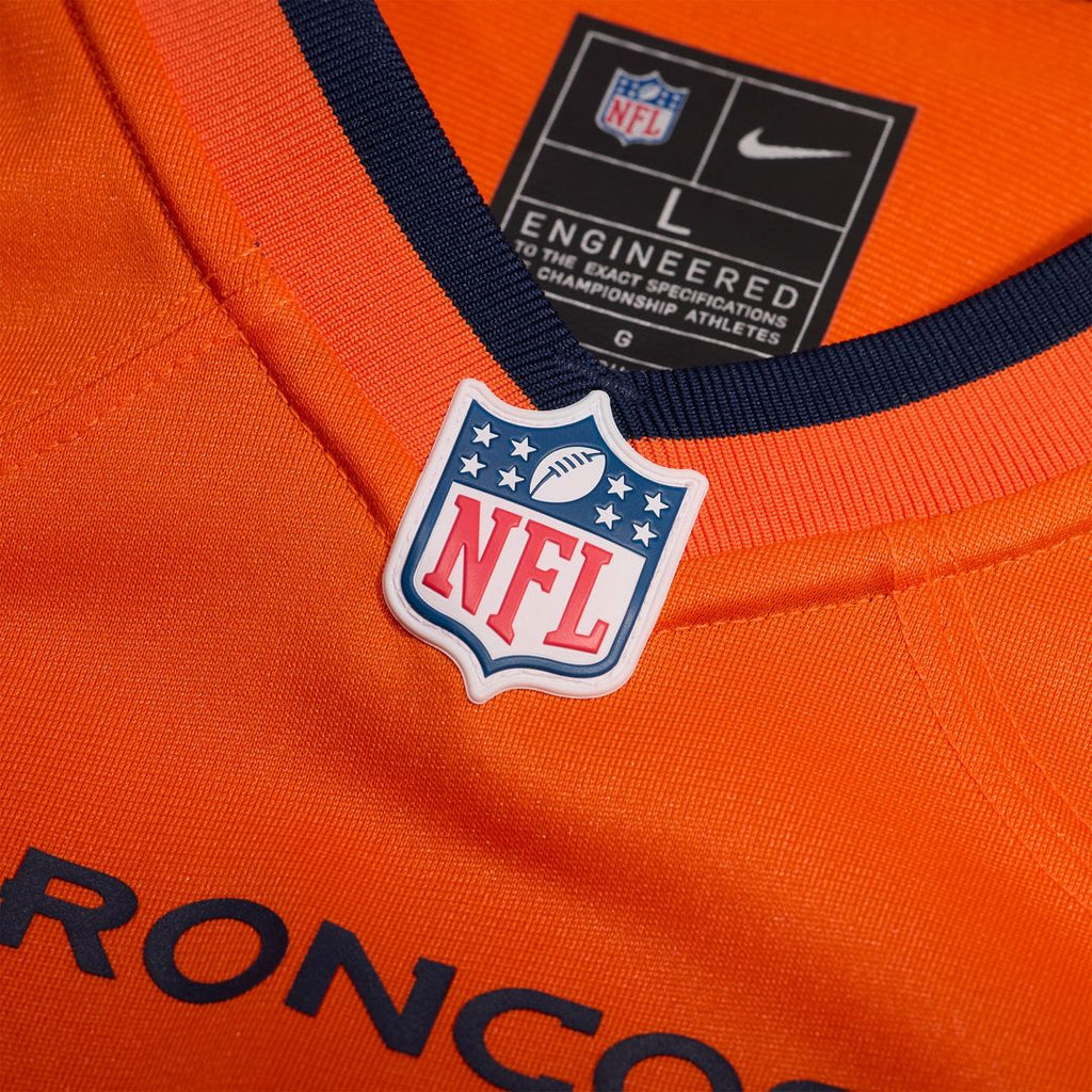 Denver Broncos Jahdae Barron Nike Orange Game Jersey